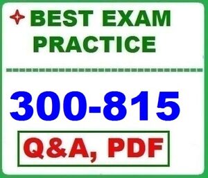 Premium 300-815 Files, 300-815 Exam Actual Questions | New 300-815 Test Duration