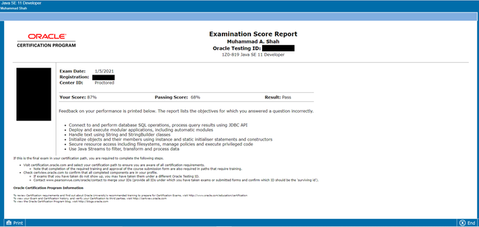 1Z0-819 Reliable Exam Practice, 1Z0-819 Passing Score Feedback