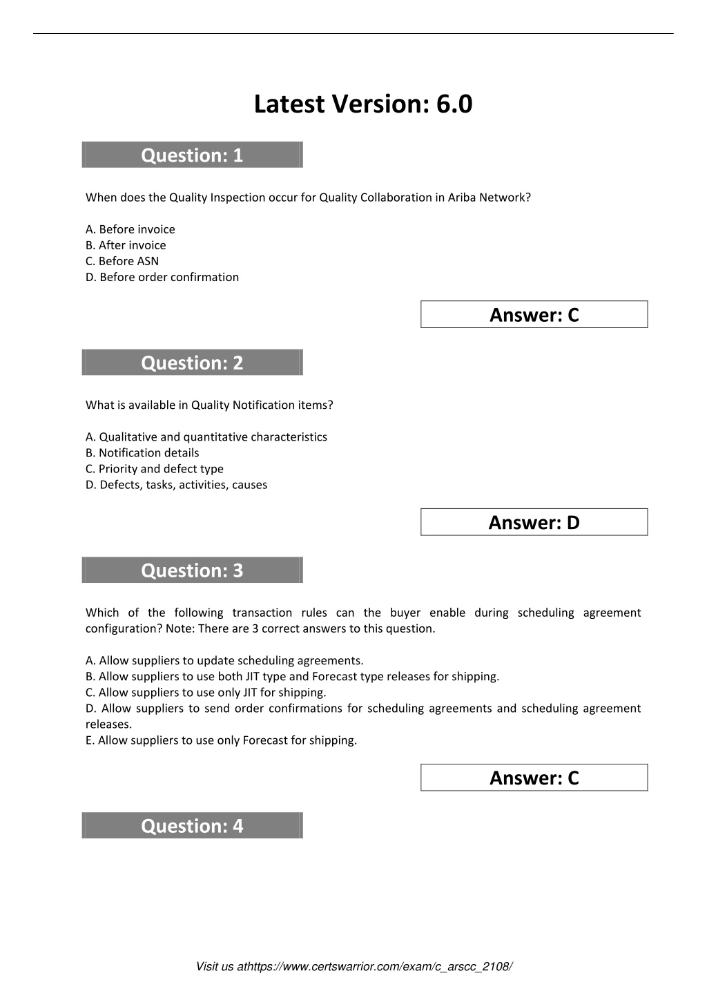 Reliable C-ARSCC-2302 Test Book & C-ARSCC-2302 New Exam Materials - C-ARSCC-2302 Exam Questions Fee