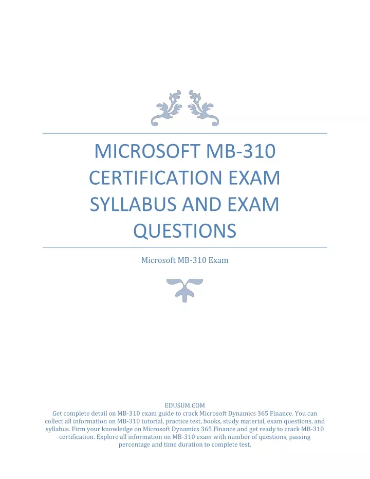 MB-310 Reliable Exam Vce - MB-310 Exam Objectives, MB-310 Dumps Free Download