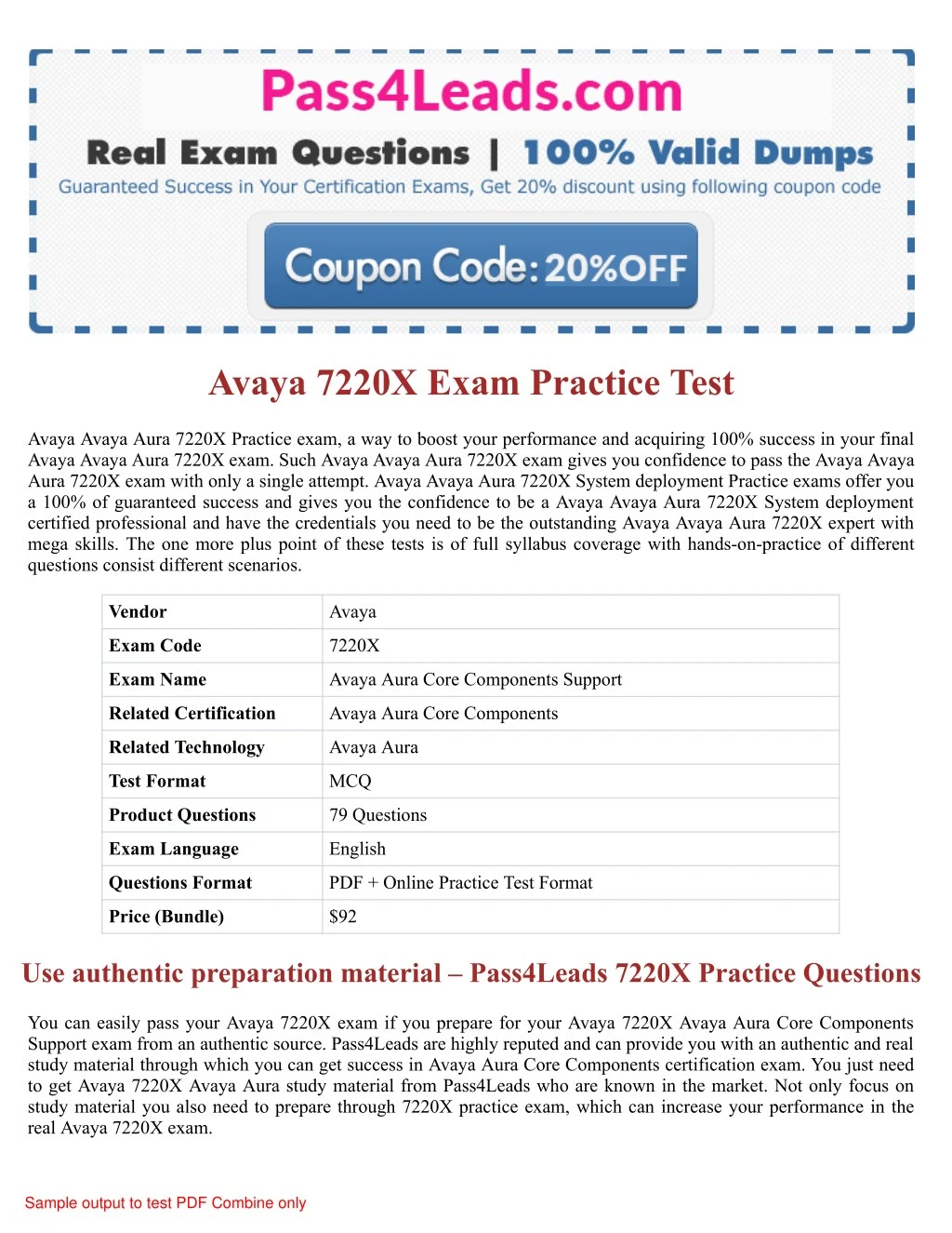 Reliable 72201X Test Simulator | Reliable 72201X Exam Blueprint