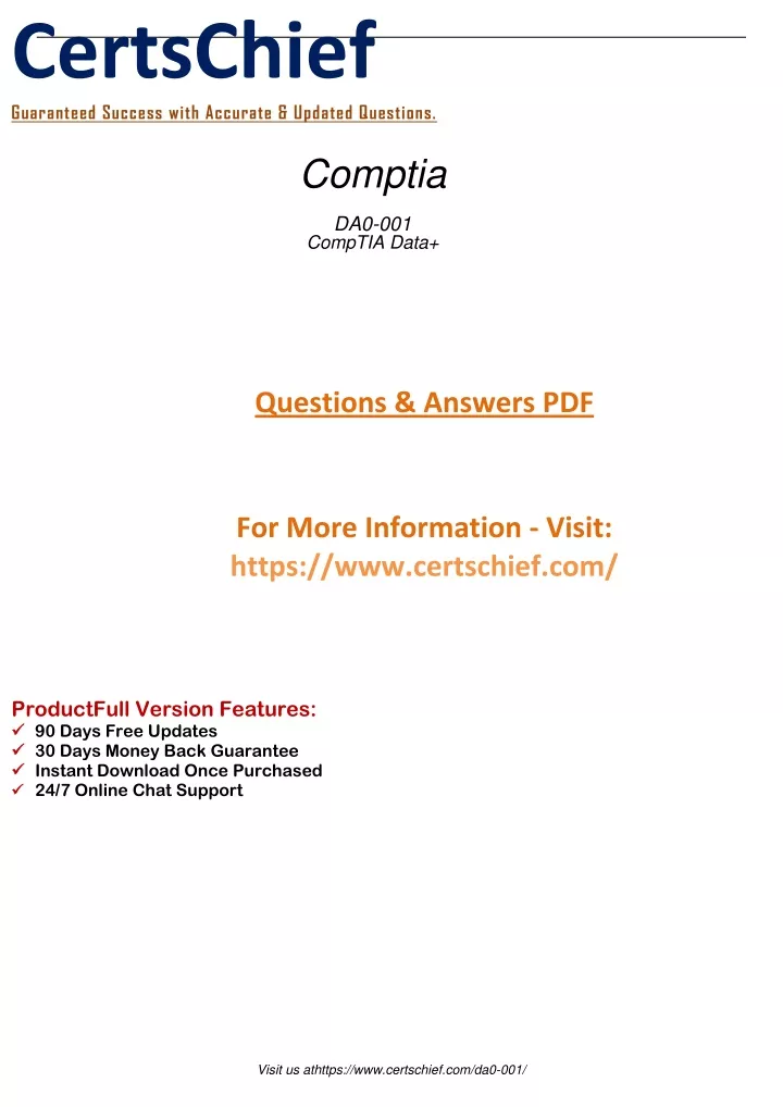 CompTIA DA0-001 Valid Test Test | Test DA0-001 Sample Online