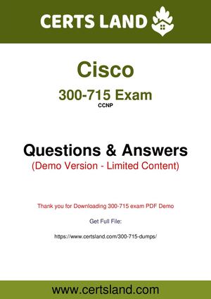 Exam Vce 300-715 Free - New 300-715 Braindumps Questions, New 300-715 Exam Guide