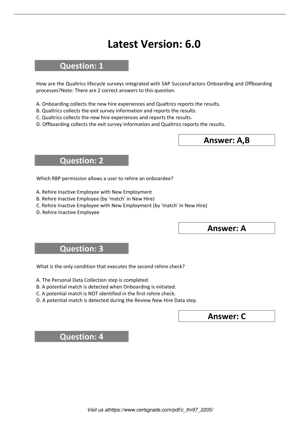 Certified C-THR97-2211 Questions & C-THR97-2211 PDF VCE - C-THR97-2211 Reliable Exam Test