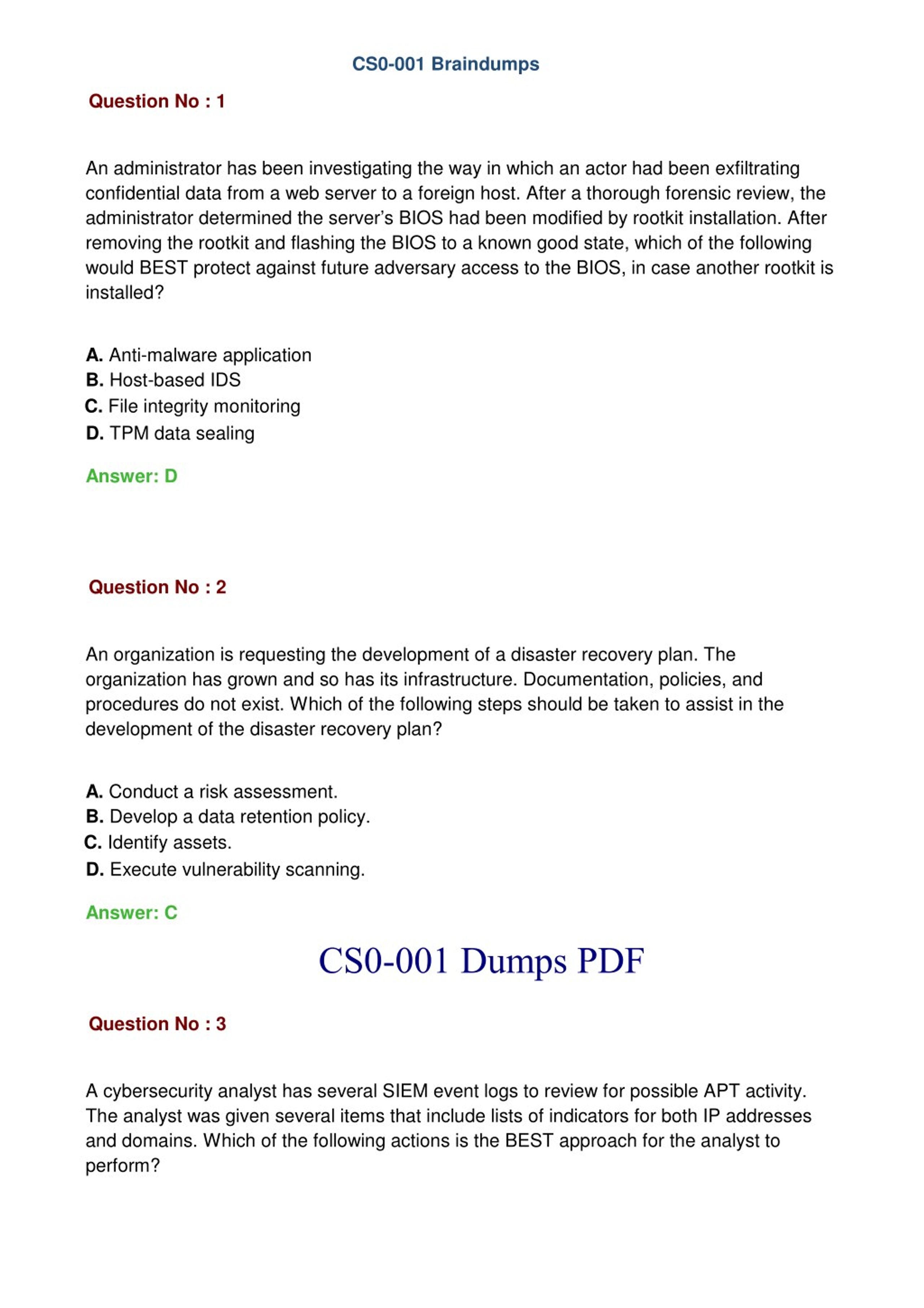 CS1-003 Test Engine & CS1-003 Exams Training - Pdf CS1-003 Format