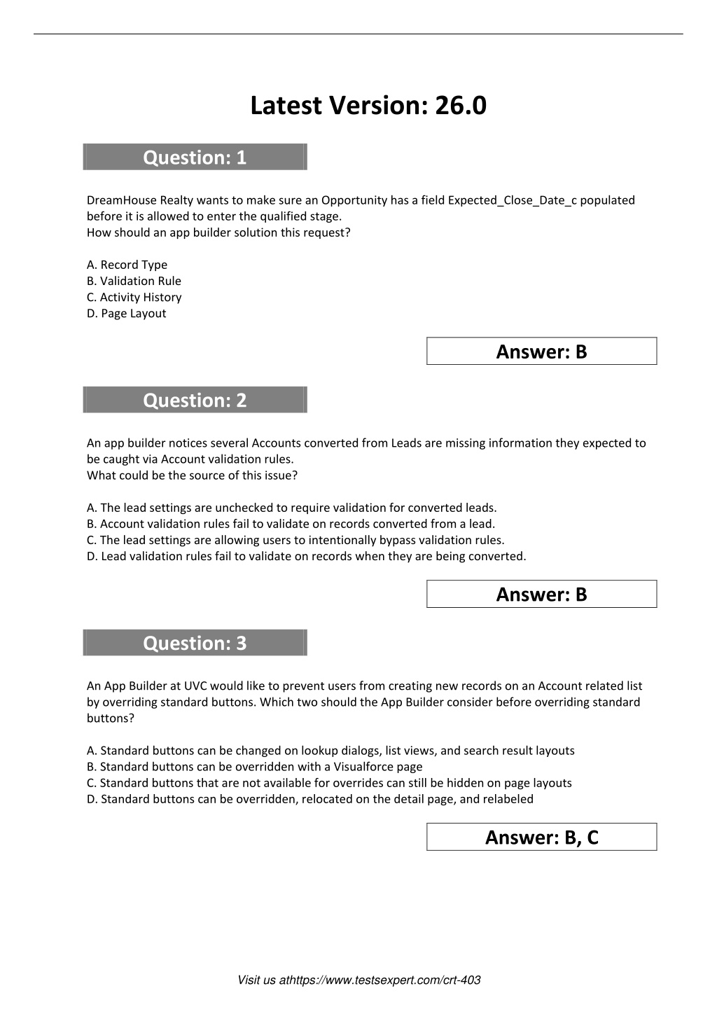 Exam CRT-403 Questions, Reliable CRT-403 Test Vce | Latest CRT-403 Test Answers