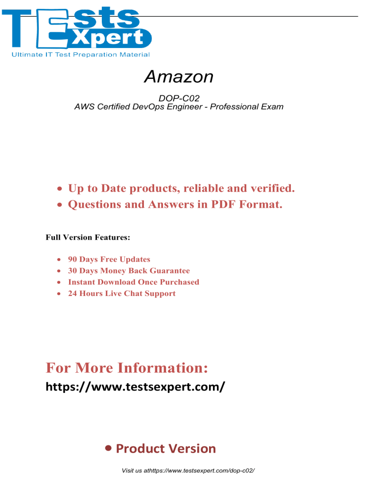 DOP-C02 New Study Materials - Amazon DOP-C02 Test Simulator Fee