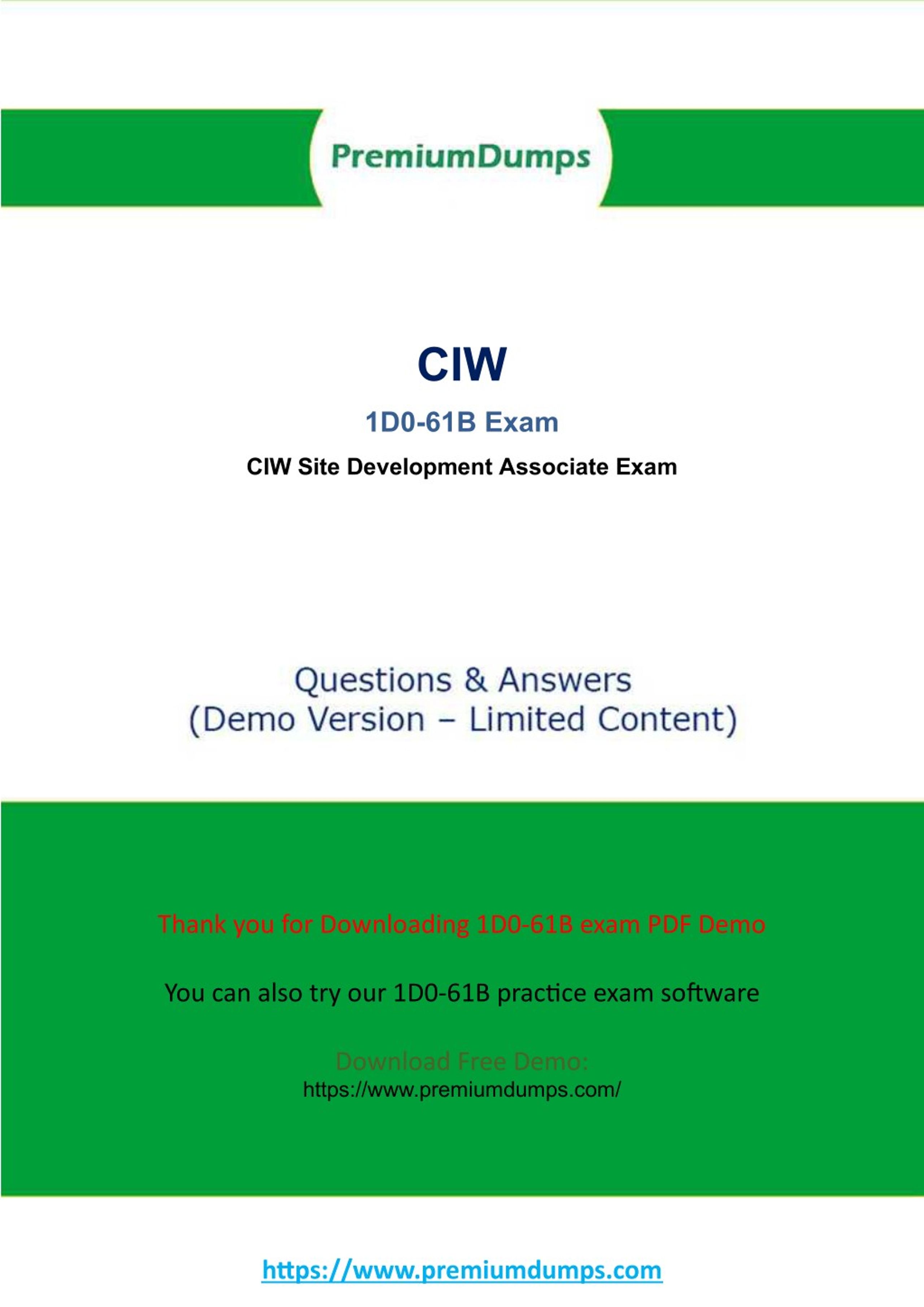 CIW 1D0-623 Passing Score Feedback, 1D0-623 Latest Exam Simulator