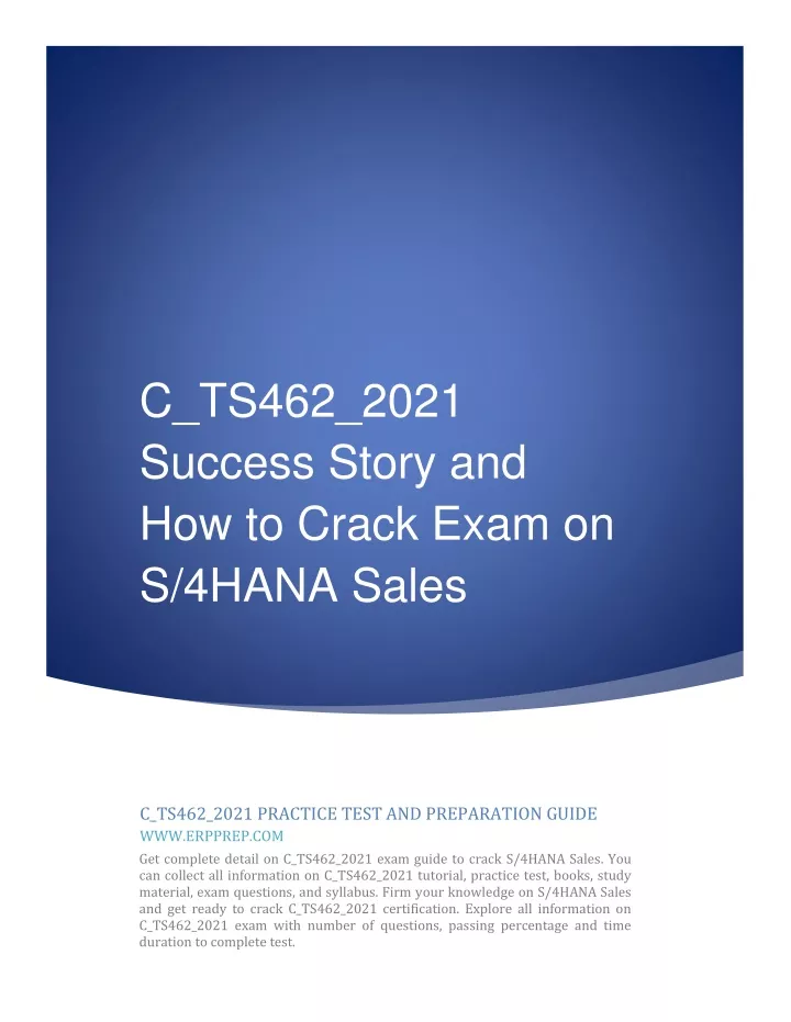 New C_TS462_2021 Practice Materials | SAP C_TS462_2021 Latest Braindumps Files