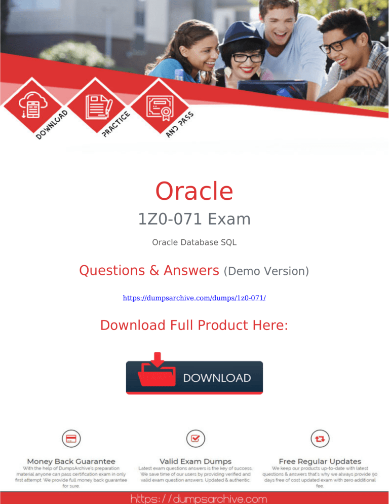 Exam 1z0-071 Quizzes - Oracle 1z0-071 Reliable Exam Pattern