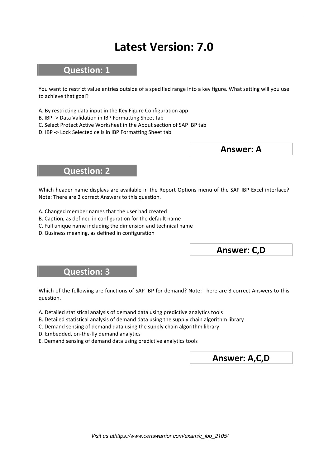 SAP C-IBP-2302 Exam Torrent & Free C-IBP-2302 Practice Exams