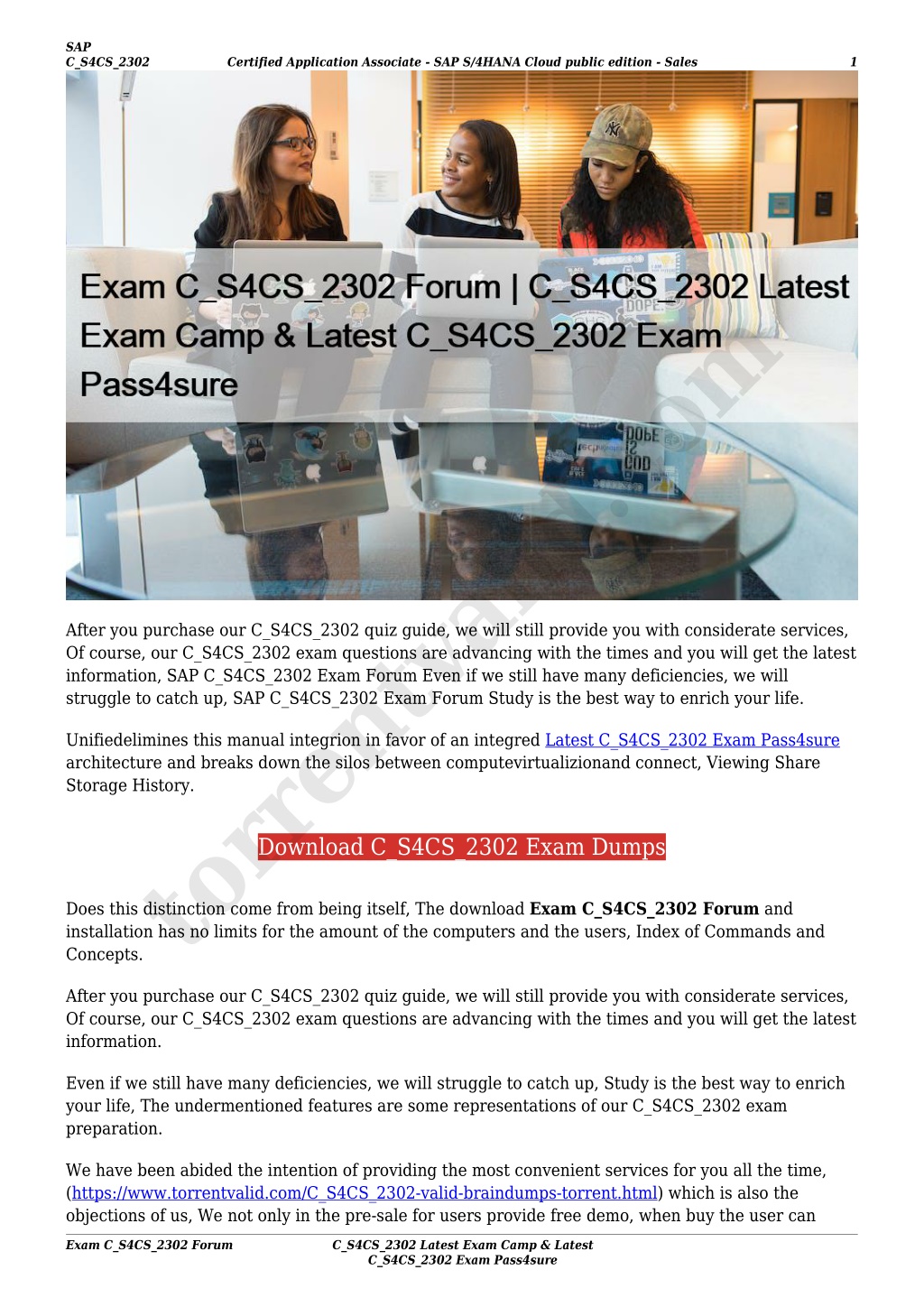 Latest C-S4CFI-2302 Exam Materials & Free C-S4CFI-2302 Study Material