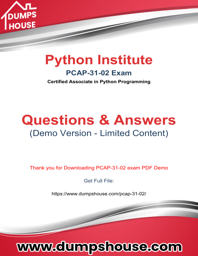 Reliable PCAP-31-03 Exam Braindumps | Python Institute PCAP-31-03 Test Questions Fee