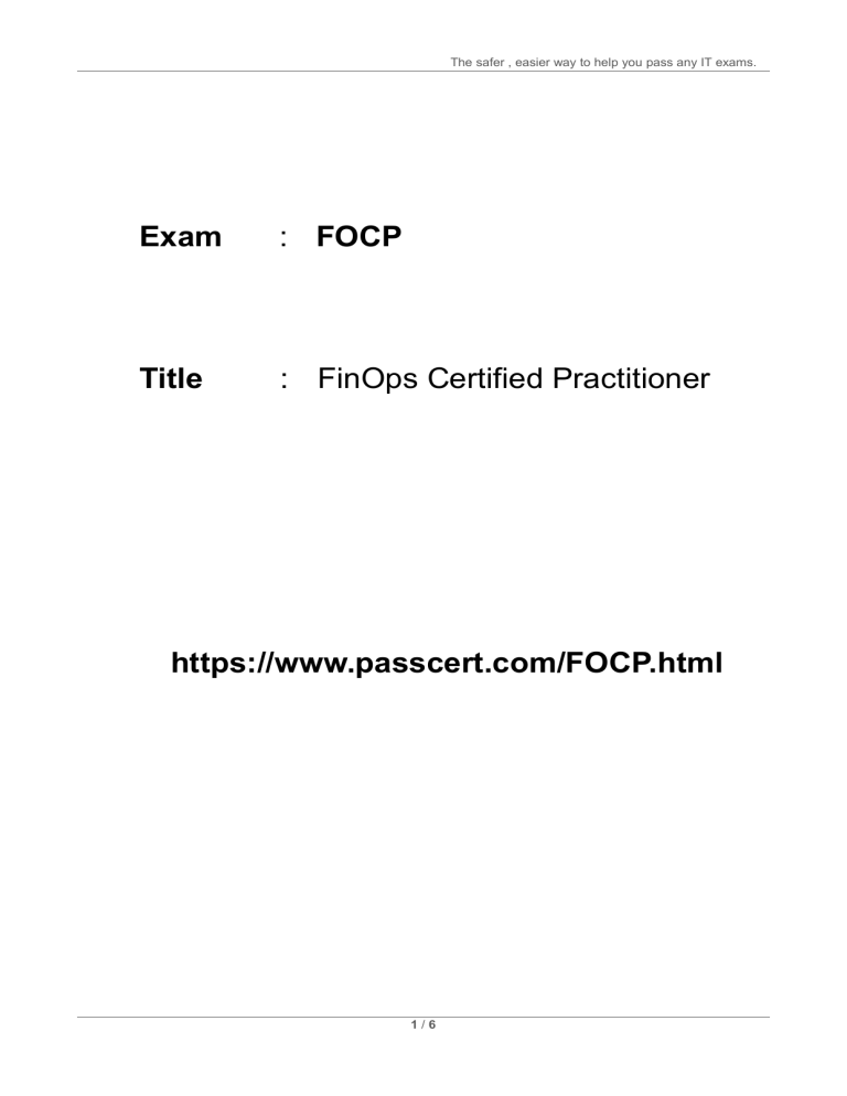 Reliable FOCP Exam Test, FOCP Latest Training | FOCP Valid Exam Duration