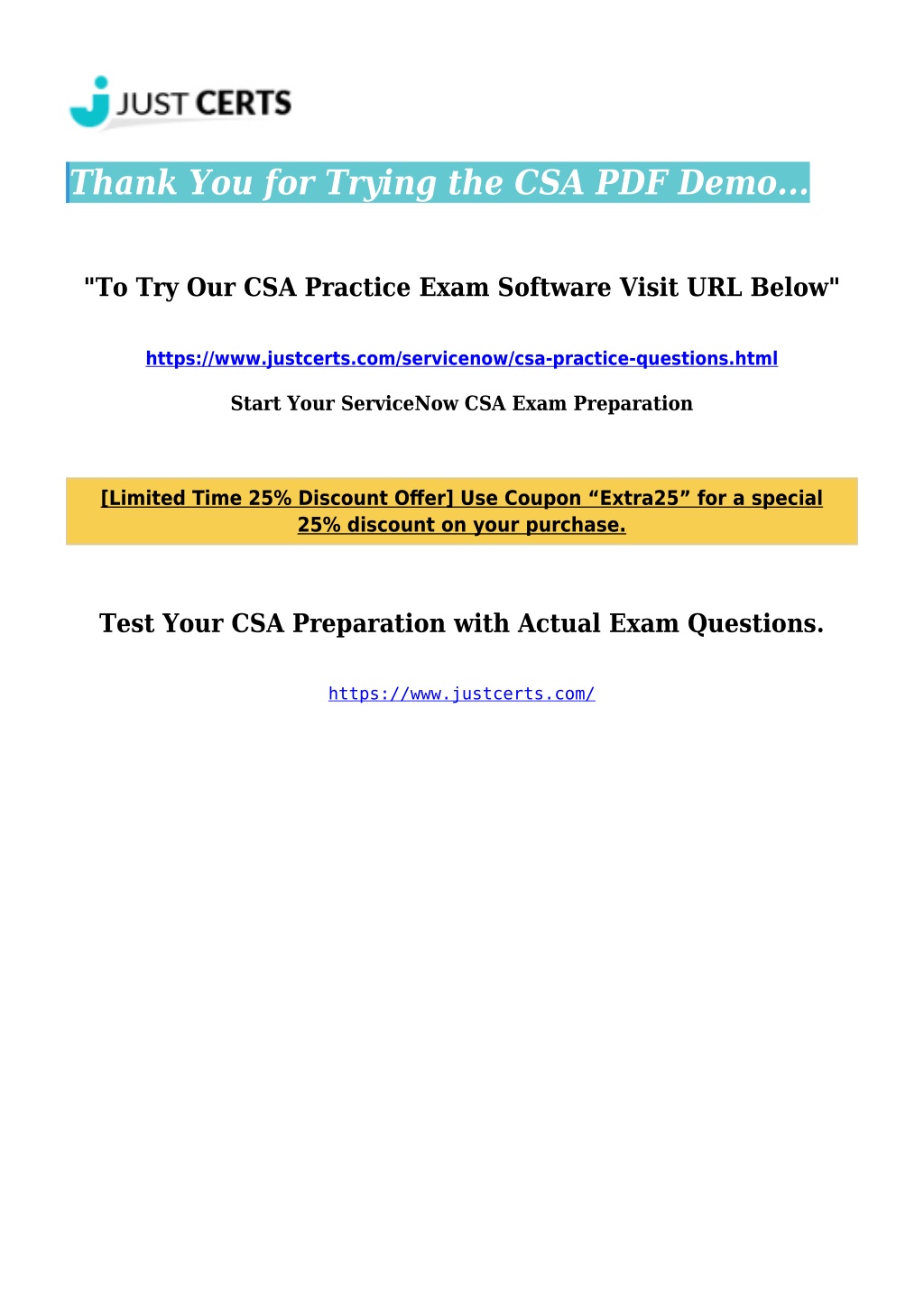 CSA Sample Exam & ServiceNow CSA Test Discount - Valid CSA Exam Prep