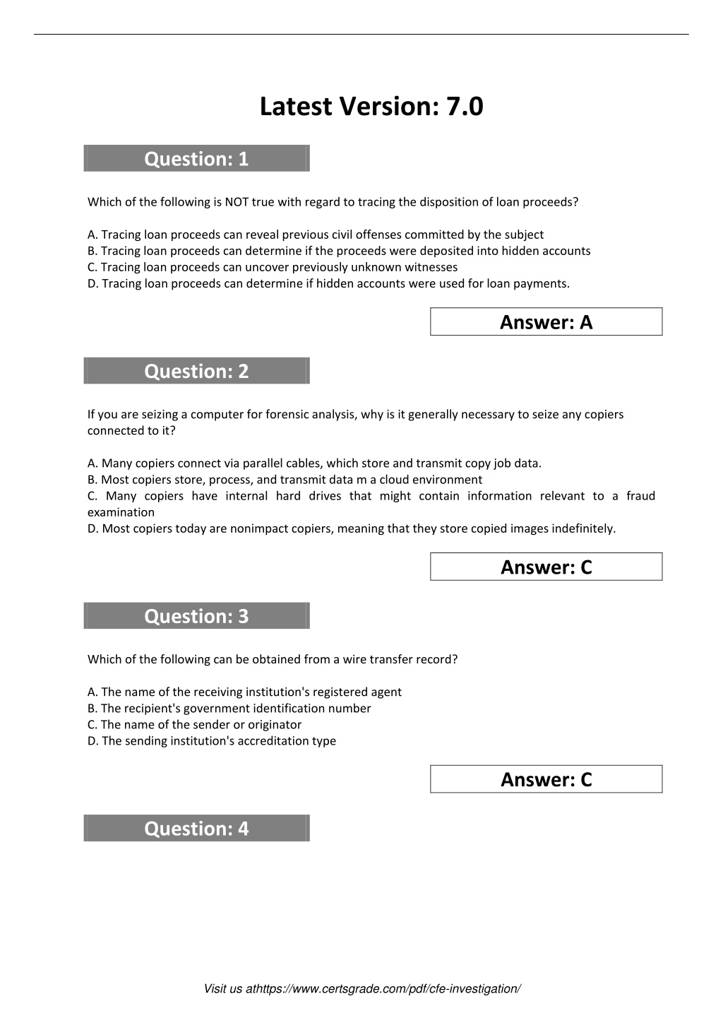 ACFE Reliable CFE-Investigation Test Guide & New CFE-Investigation Test Answers