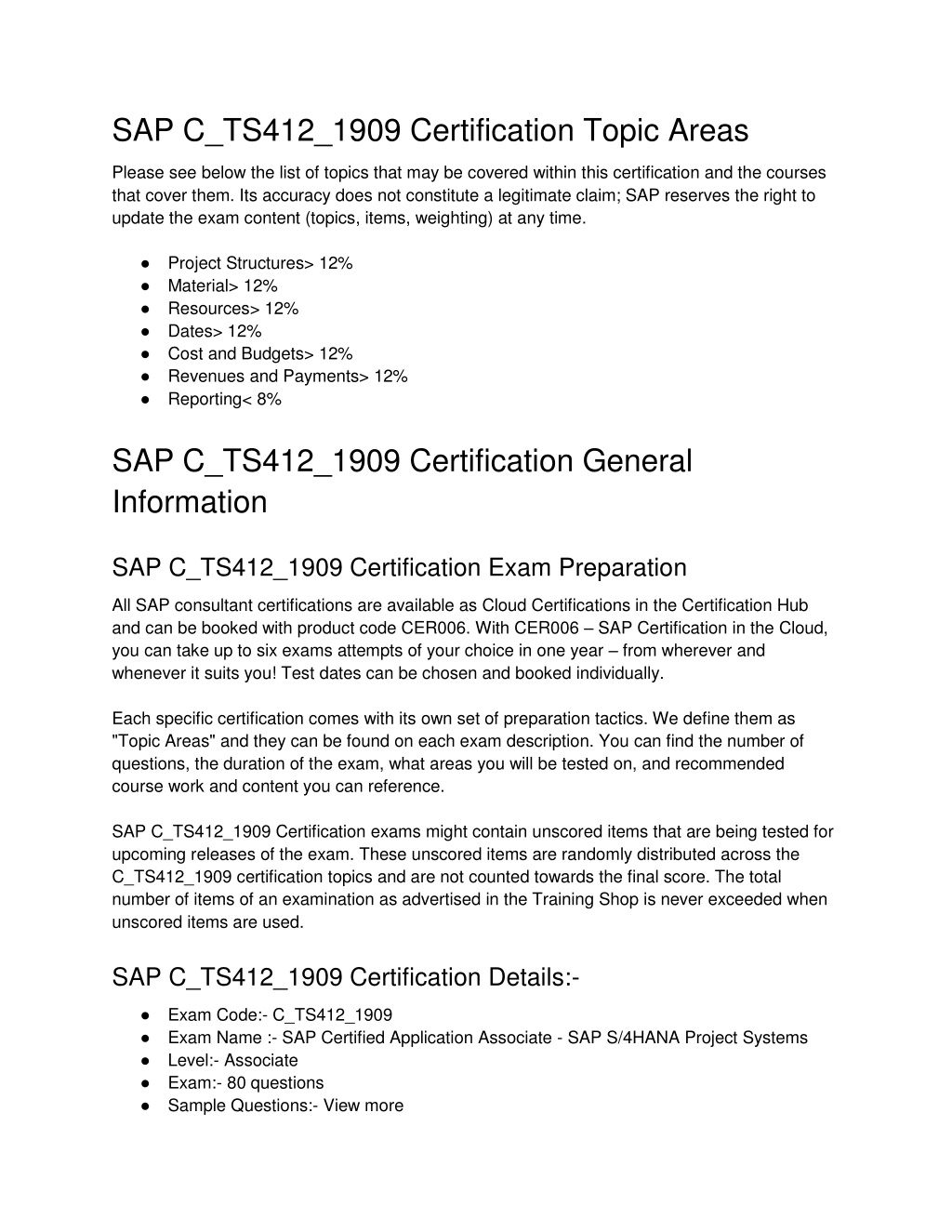 Latest C-TS412-2021 Test Pass4sure - SAP Practice C-TS412-2021 Test