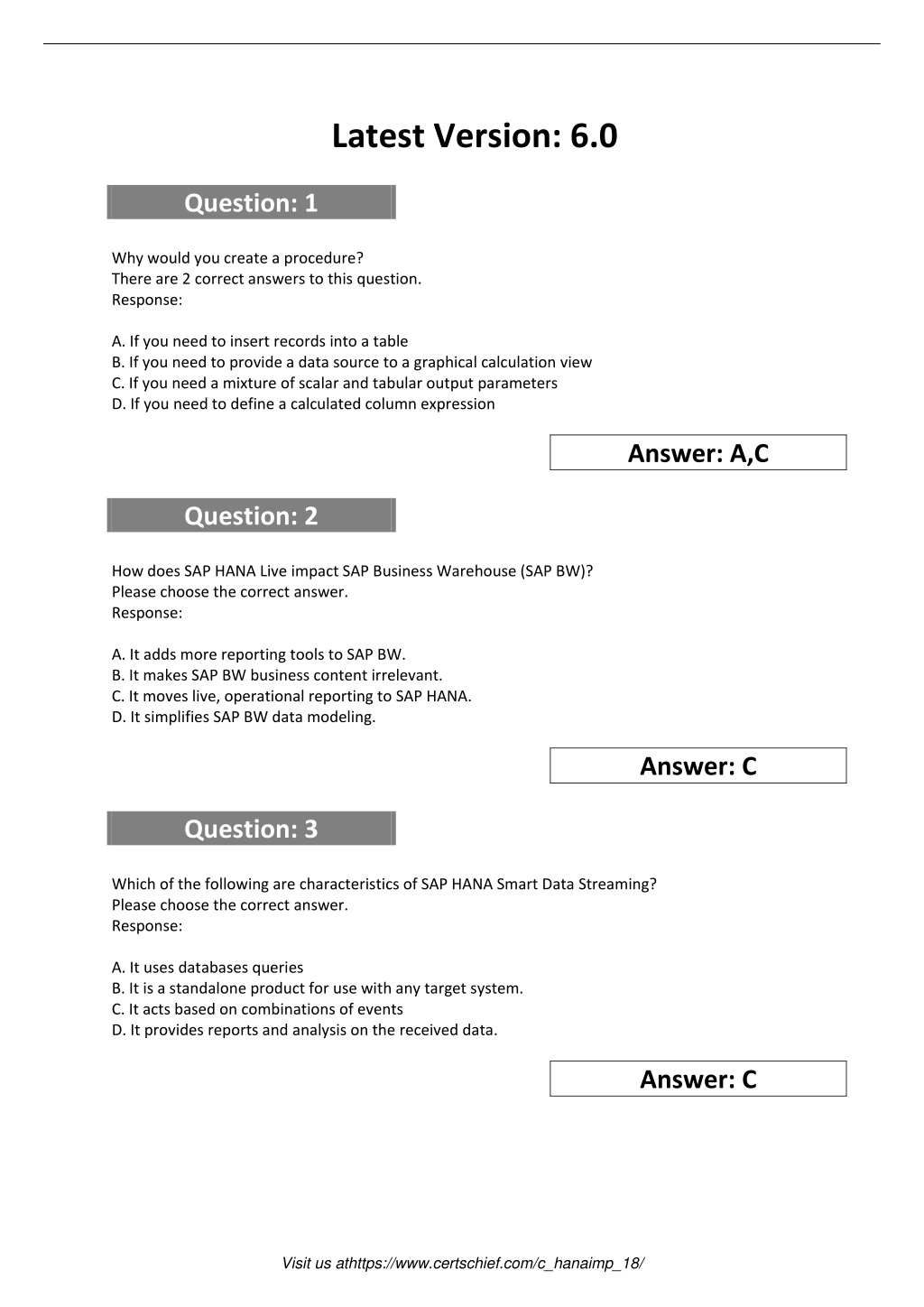 C-HANAIMP-18 Latest Exam Question | SAP Latest Braindumps C-HANAIMP-18 Book