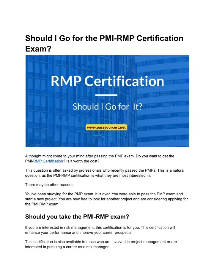 Dumps PMI-RMP Vce & PMI PMI-RMP Exam Overviews - Reliable PMI-RMP Exam Testking