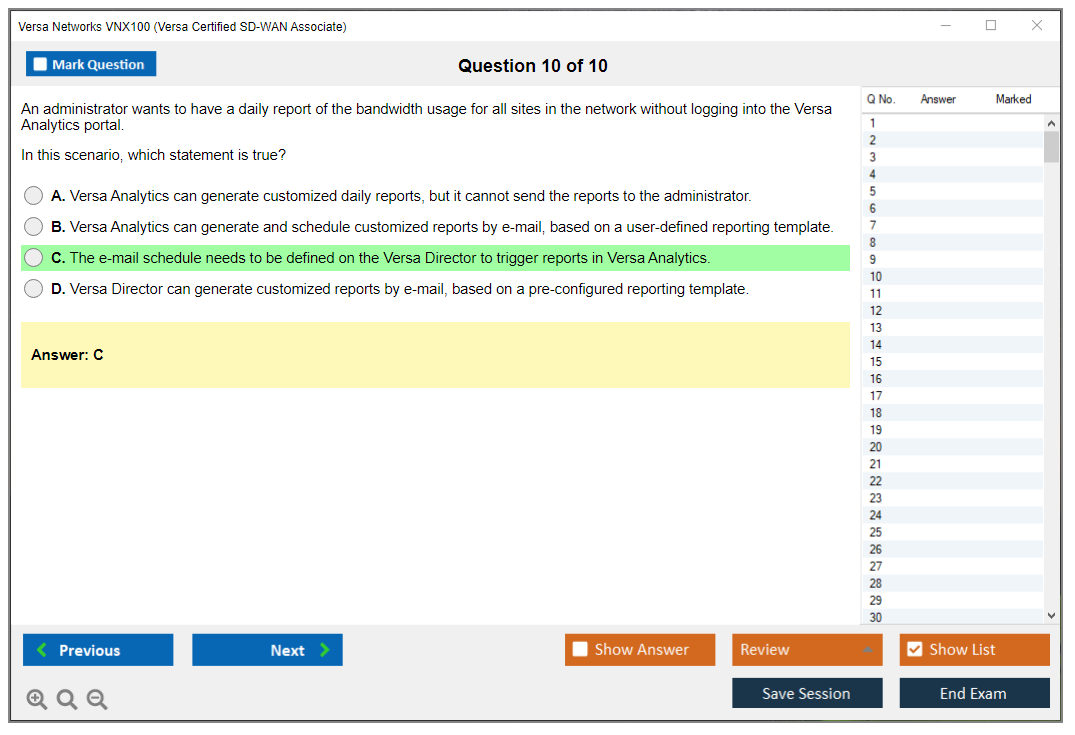 Valid Exam VNX100 Book, VNX100 Exam Materials | Versa Certified SD-WAN Associate Examcollection Questions Answers