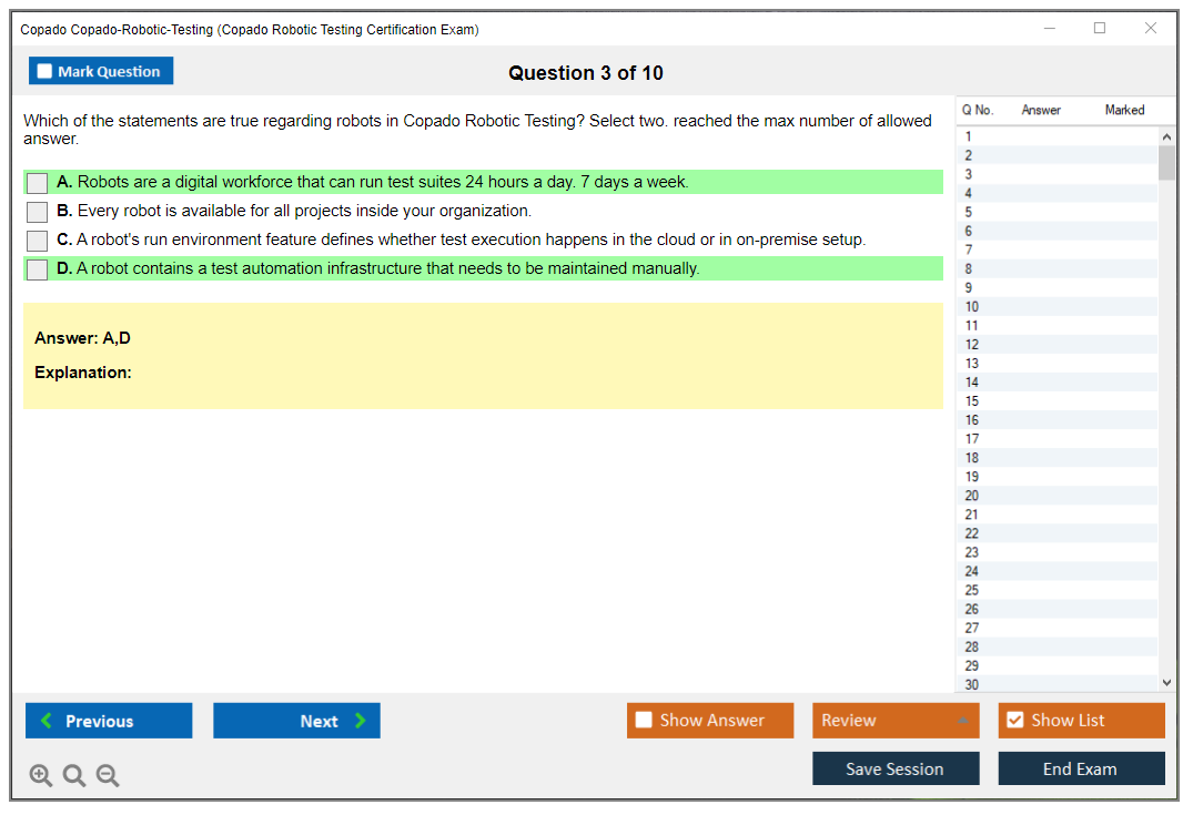 2024 Copado-Robotic-Testing Valid Cram Materials | Certification Copado-Robotic-Testing Test Answers