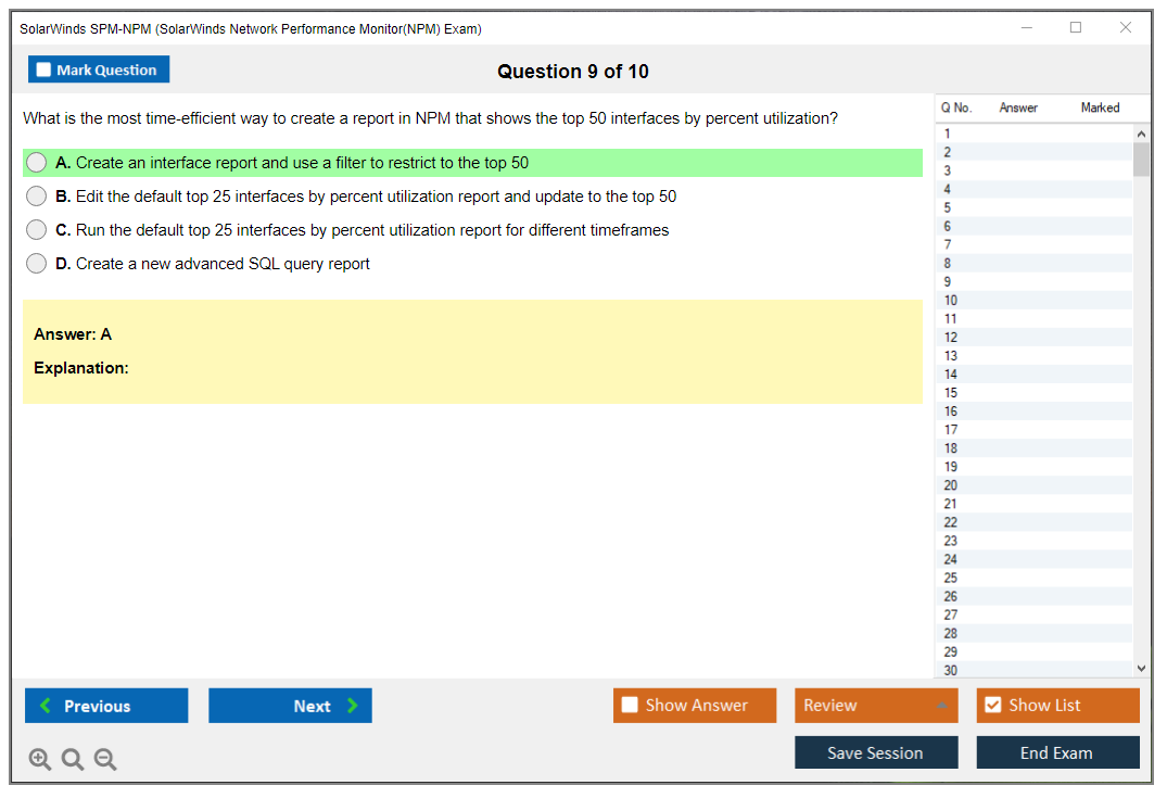 SPM-NPM Certification Practice, SolarWinds SPM-NPM Test Duration