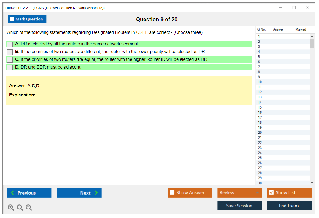 Huawei Valid H12-725_V4.0 Learning Materials, H12-725_V4.0 Exam Questions Answers