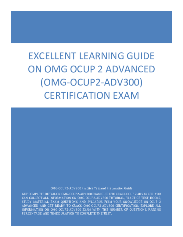 Valid Test OMG-OCUP2-FOUND100 Tips & OMG OMG-OCUP2-FOUND100 Related Certifications