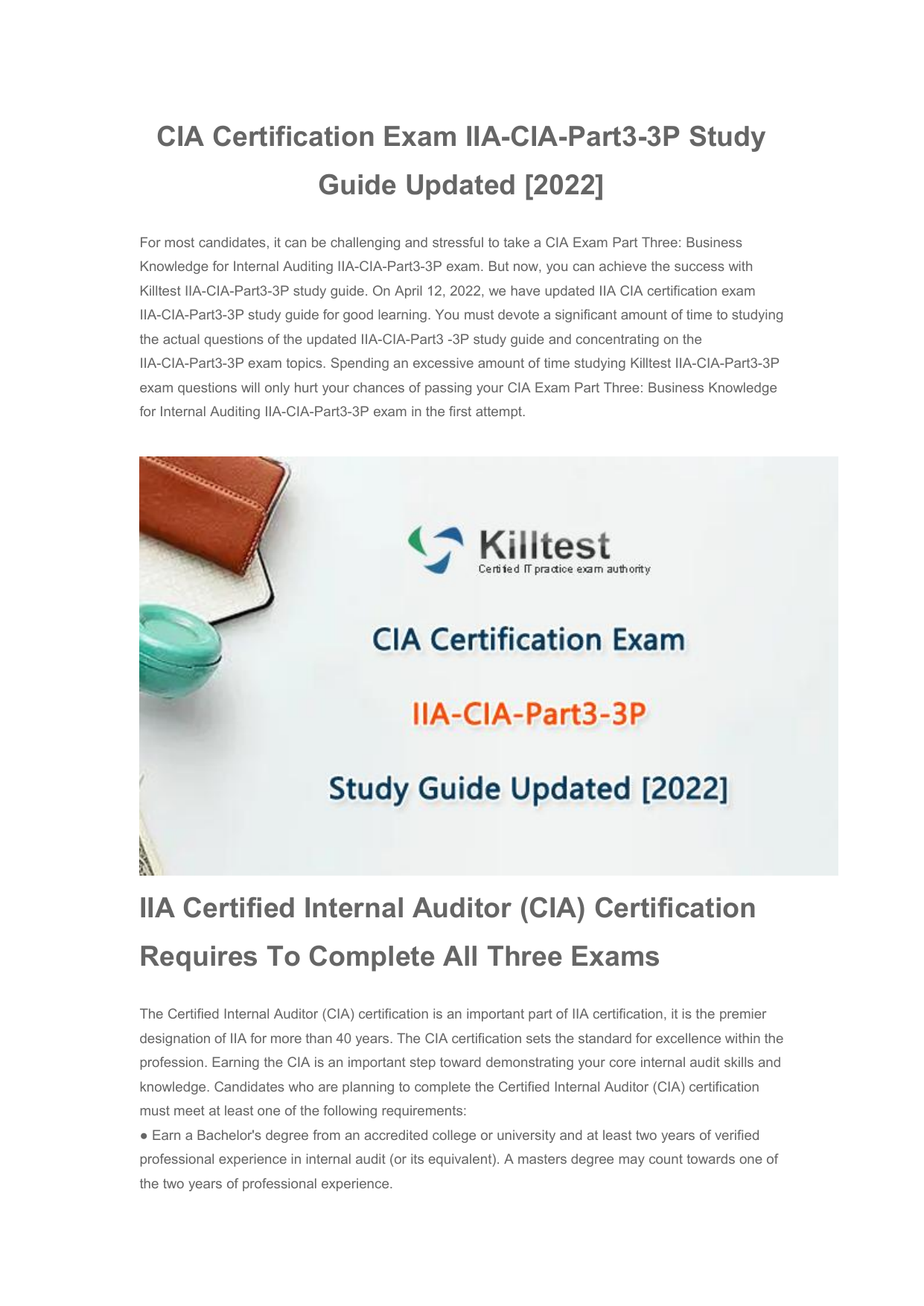 IIA Valid IIA-CIA-Part1 Test Notes & Valid IIA-CIA-Part1 Exam Duration