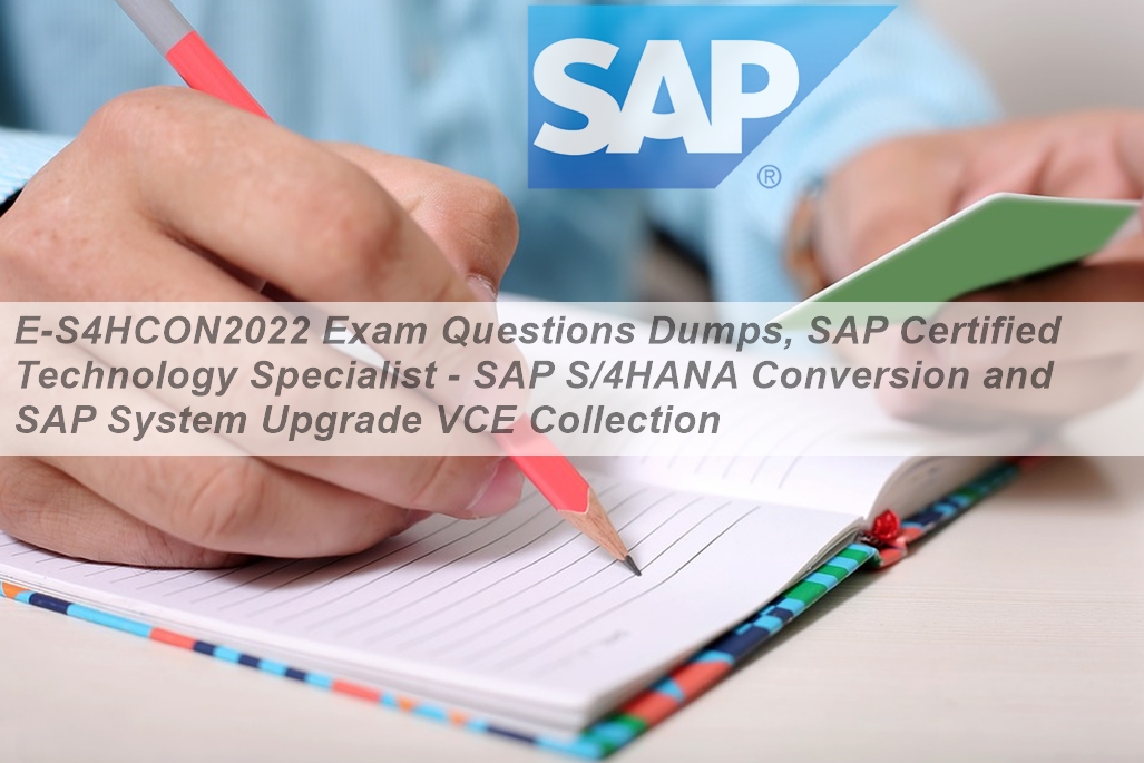 Study Guide E-S4HCON2022 Pdf - SAP E-S4HCON2022 Reliable Test Braindumps