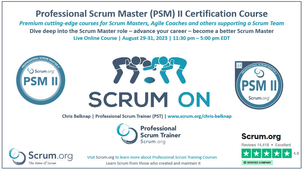 PSM-II Updated Demo - Scrum PSM-II Reliable Test Objectives