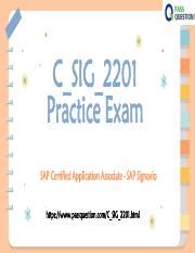 Best C-SIG-2201 Practice, SAP C-SIG-2201 Practice Exam Fee