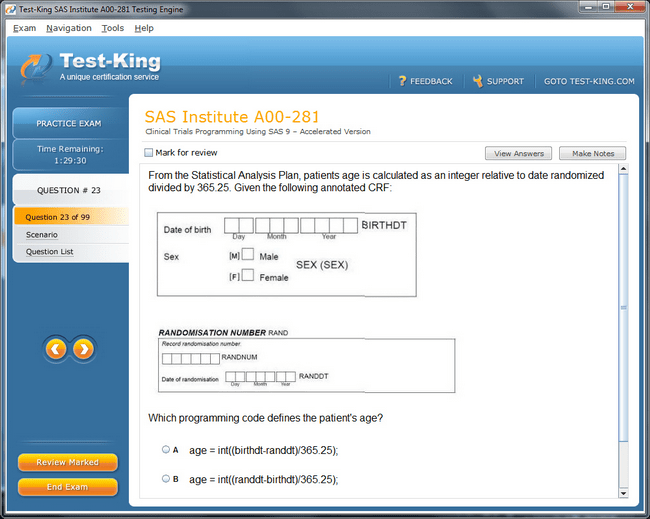 Reliable A00-255 Braindumps Questions - SASInstitute New A00-255 Test Notes