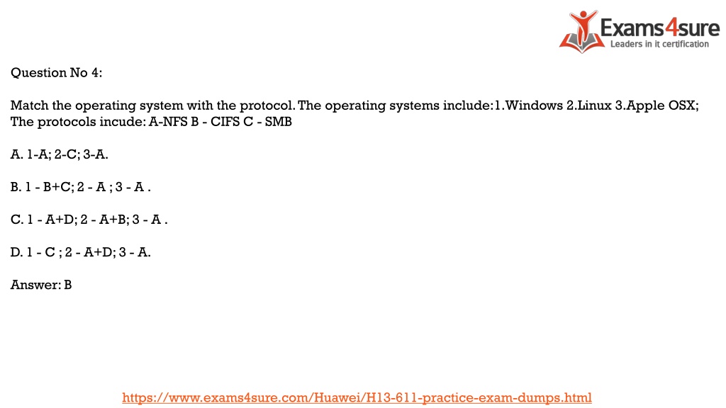 Certification H13-611_V4.5-ENU Exam Dumps | Huawei H13-611_V4.5-ENU Latest Practice Questions