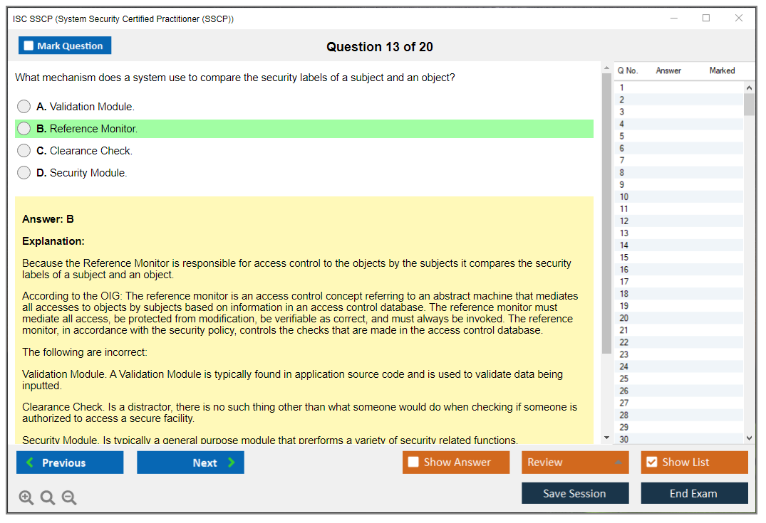 ISC Study SSCP Demo, Valid SSCP Exam Question