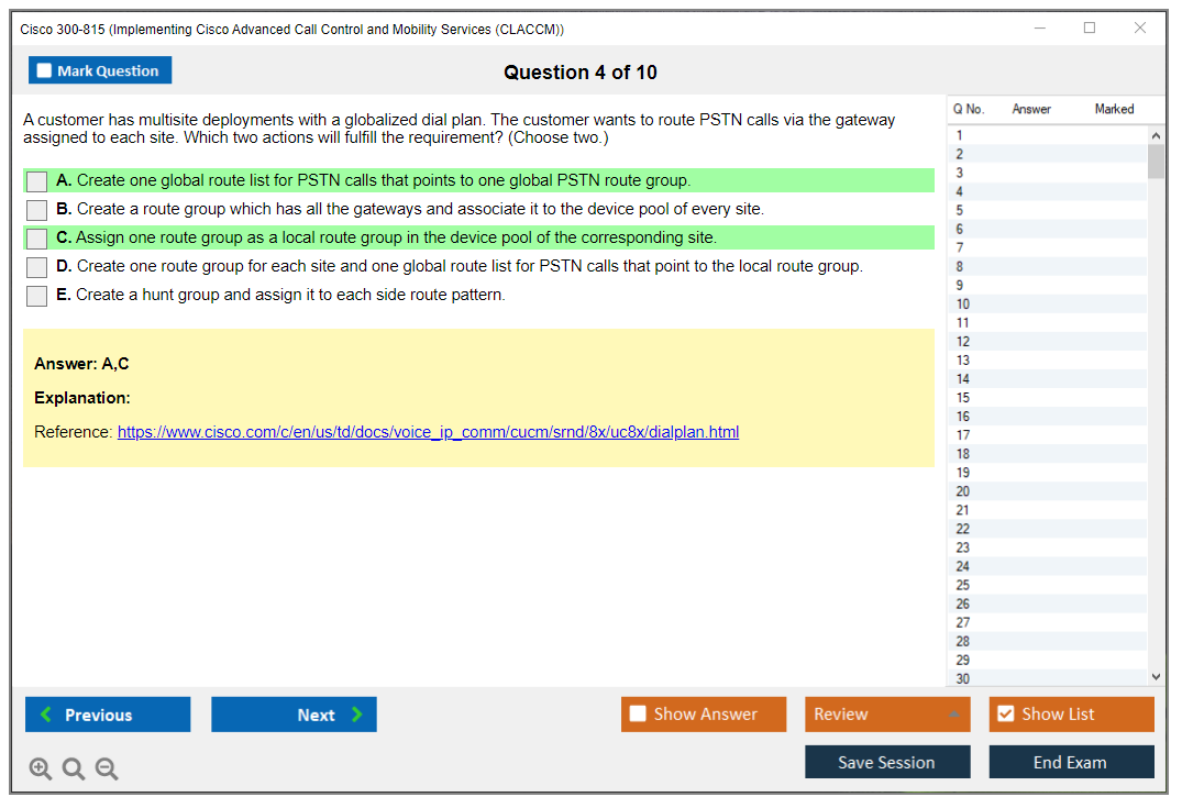 300-815 Valid Test Topics, Cisco Review 300-815 Guide