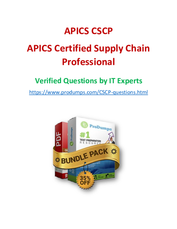 APICS Reliable CSCP Test Braindumps | Latest Study CSCP Questions