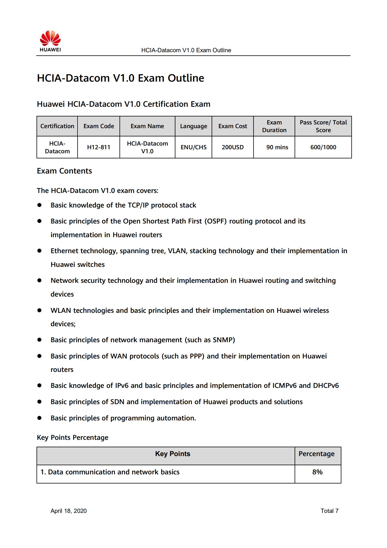 Huawei Training H12-811-ENU Materials, H12-811-ENU Exam Syllabus