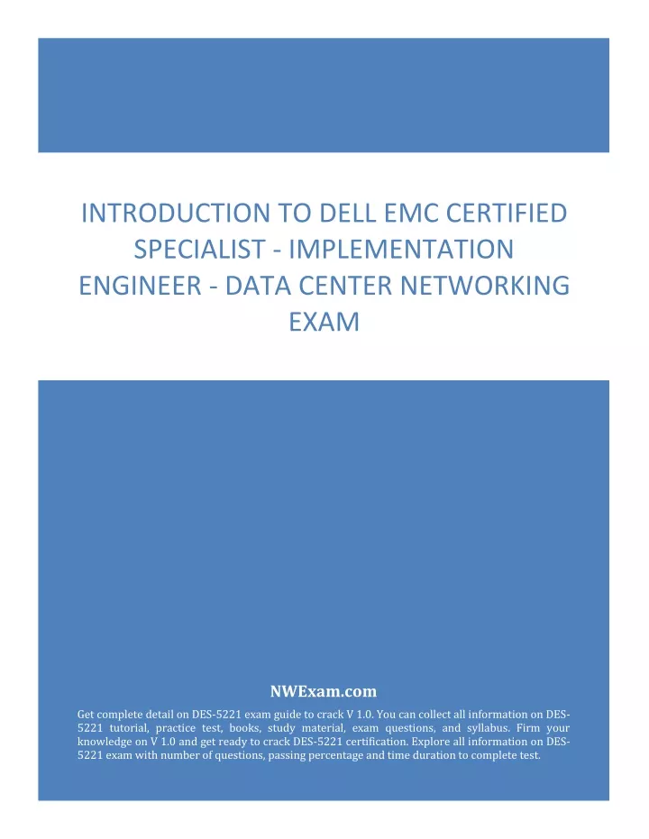 DES-1415 Study Center, Testing DES-1415 Center | Specialist - Technology Architect, PowerScale Solutions Exam Reliable Guide Files