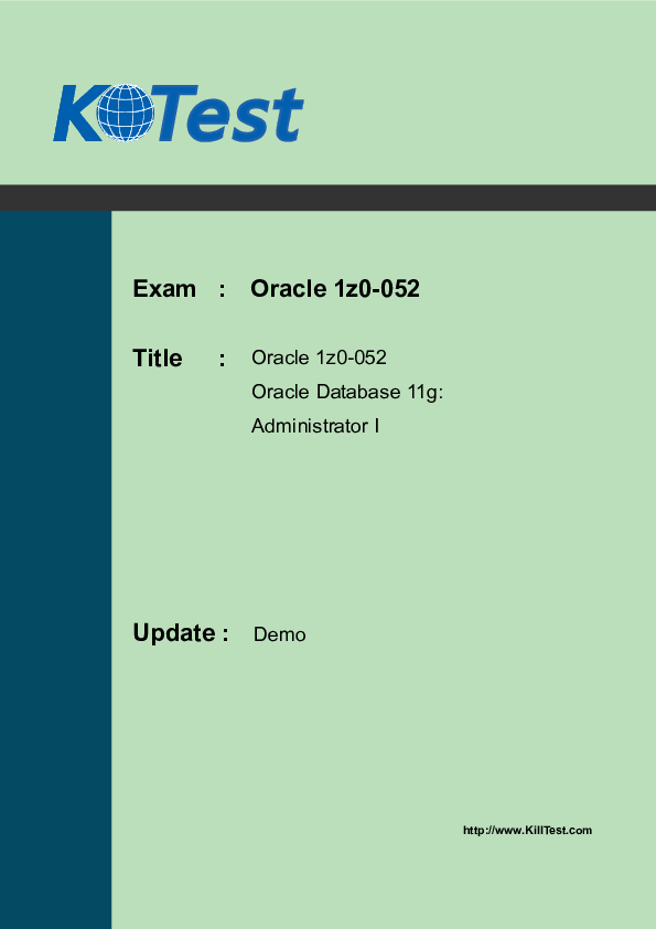 Pdf 1Z1-083 Braindumps, 1Z1-083 Formal Test | Oracle Database Administration II Test Cram Review