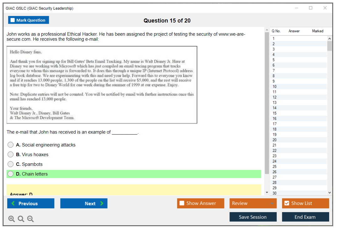 Latest GSLC Test Objectives - GIAC Practice GSLC Tests