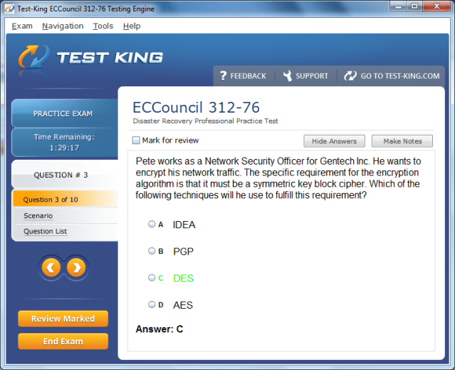 EC-COUNCIL 312-76 Practice Questions, Certification 312-76 Test Answers