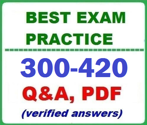 Valid 300-420 Test Practice & Cisco Exam 300-420 Pattern