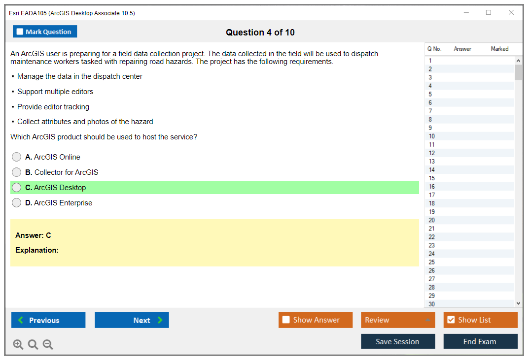 EGMP2201 Reliable Dumps Free, Esri EGMP2201 Dump Check