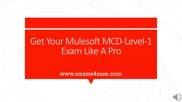 MuleSoft New MCD-Level-1 Test Experience - MCD-Level-1 Test Pattern