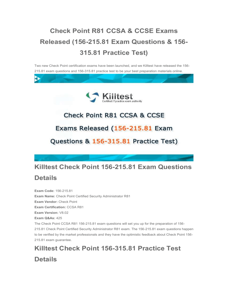 156-315.81 Reliable Test Tutorial & 156-315.81 Exam Preparation - 156-315.81 Valid Exam Tutorial