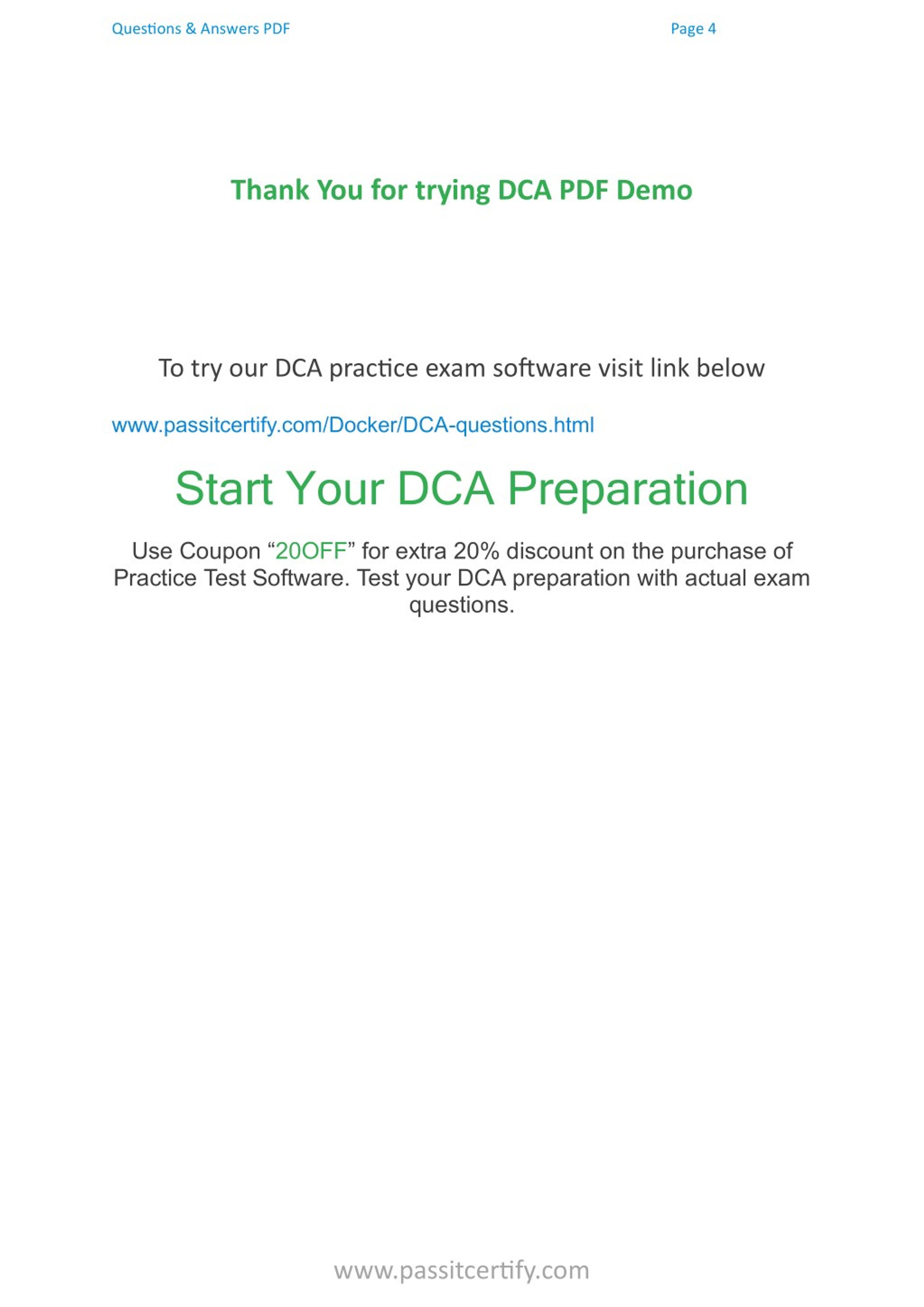 Docker Standard DCA Answers | DCA Test Dates & DCA Training Courses