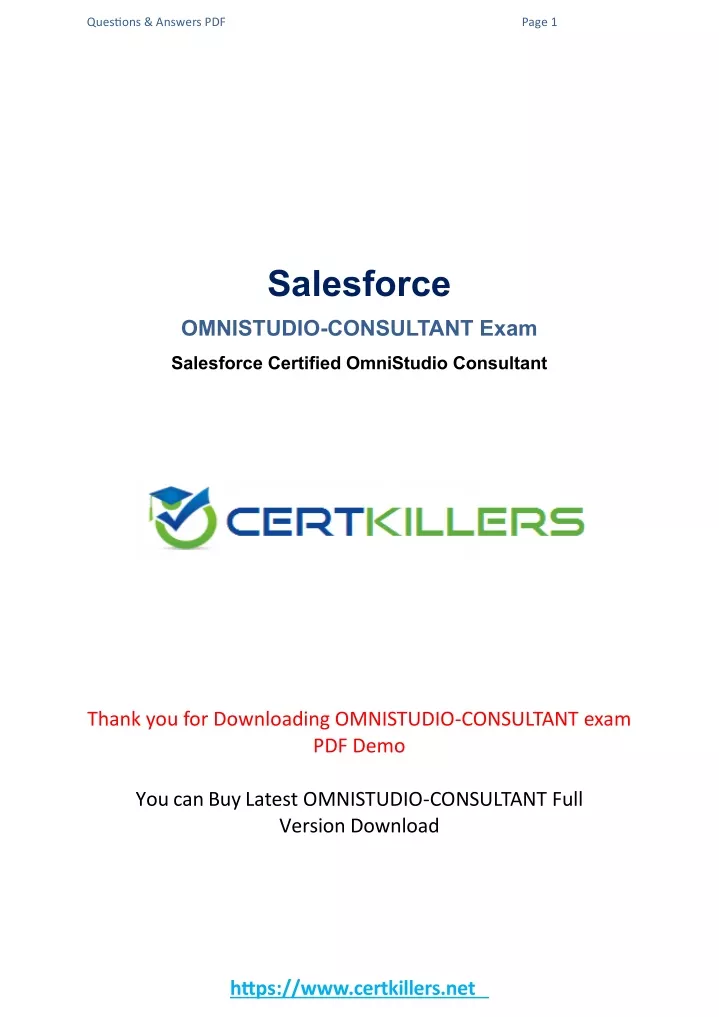 Test OmniStudio-Developer Preparation - Salesforce Exam OmniStudio-Developer Objectives Pdf