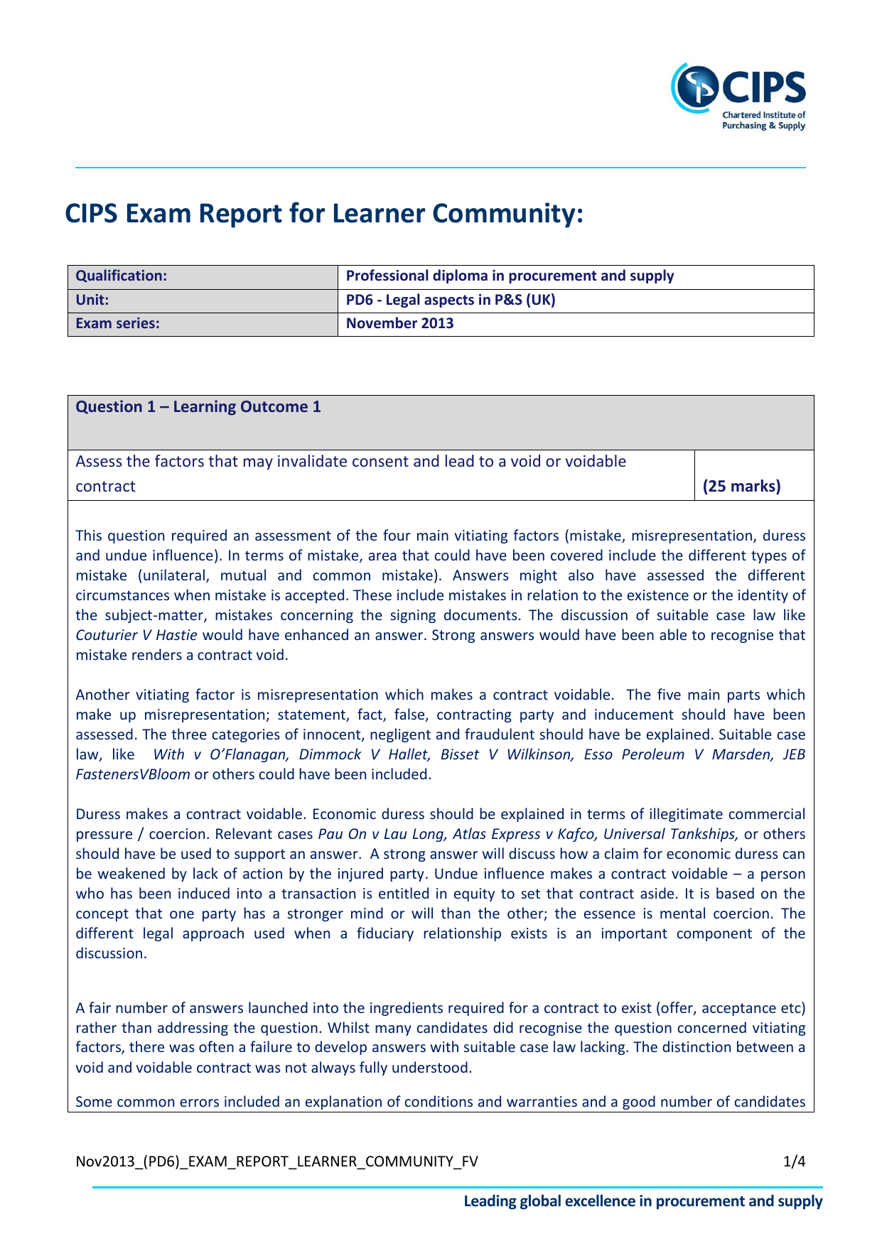 Latest L4M7 Exam Labs, CIPS L4M7 Real Brain Dumps