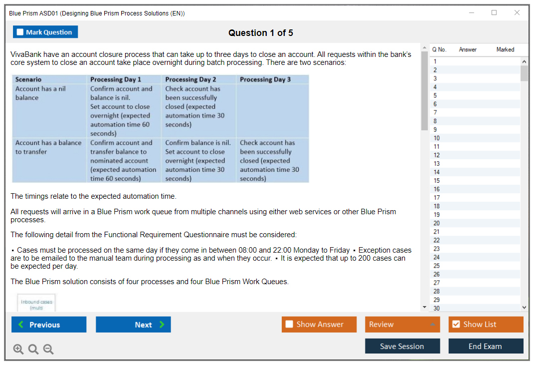 Sample ASDEV01 Questions - Blue Prism Free ASDEV01 Study Material